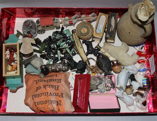 A group of assorted curios